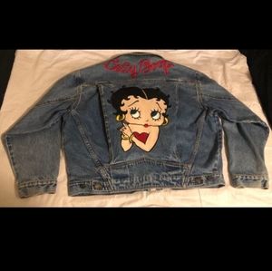 Rare Vintage Betty Boop jean jacket (never worn)